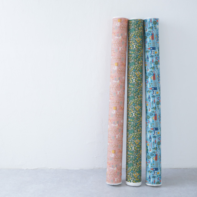 HIRVI マンスリー生地 ちょうちょと緑の野原　画像12