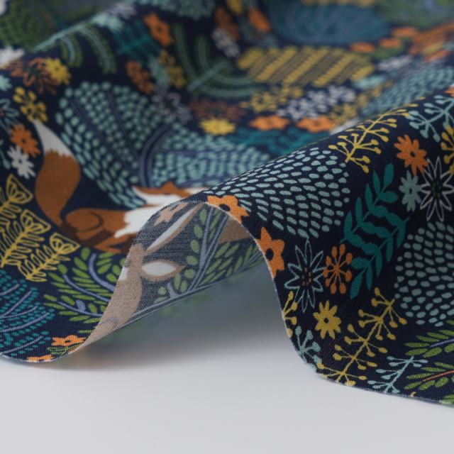 生地 HIRVI シーチング かくれんぼ