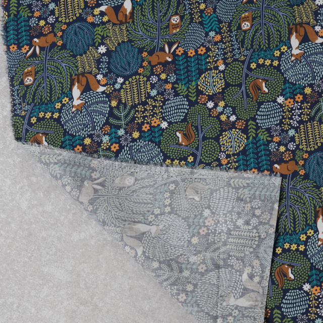 生地 HIRVI シーチング かくれんぼ