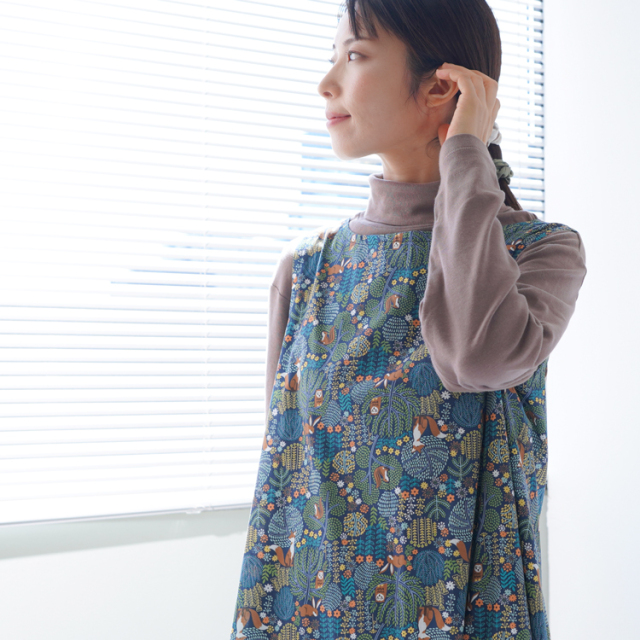 生地 HIRVI シーチング かくれんぼ