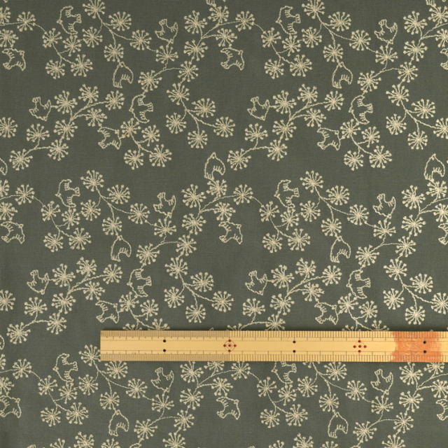 HIRVI 刺繍生地 小鳥のポルカ