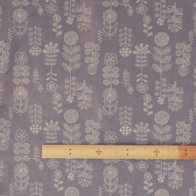 HIRVI 刺繍生地 咲くさく