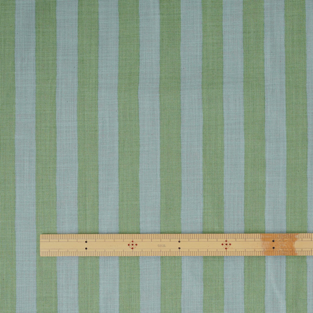 カット済みクロス <83194>リネンライクスラヴ[ストライプ] 約104×100cm（1mカット）