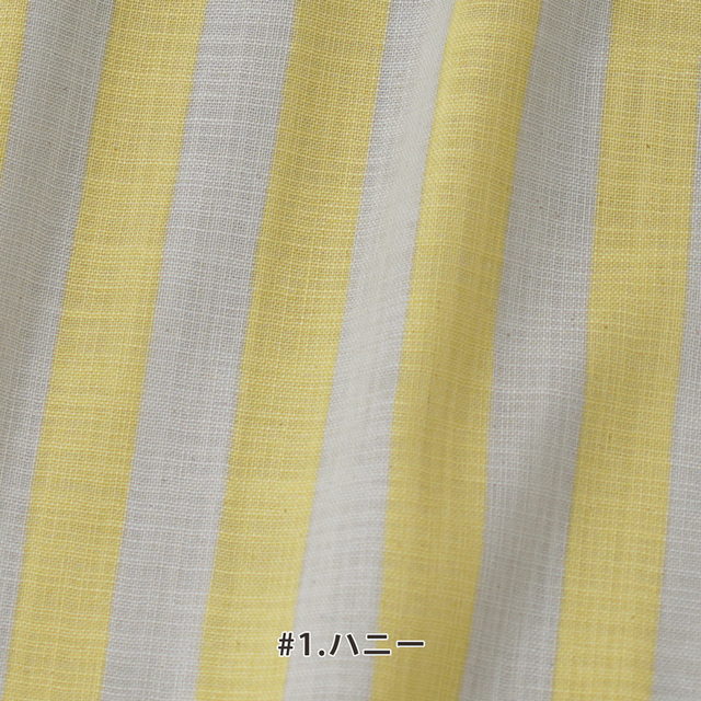 カット済みクロス <83194>リネンライクスラヴ[ストライプ] 約104×100cm（1mカット）