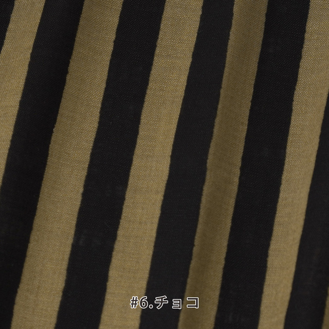 カット済みクロス <83194>リネンライクスラヴ[ストライプ] 約104×100cm（1mカット）