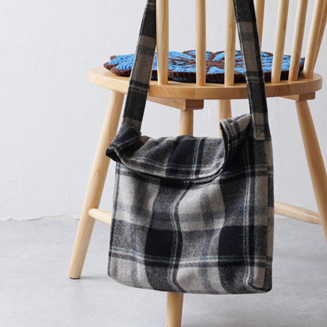 【ソーイングキット】B-3 四角いショルダーバッグキット モッサベージュ