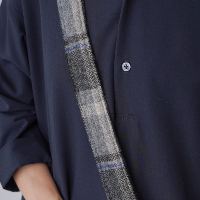 【ソーイングキット】B-3 四角いショルダーバッグキット モッサグレー