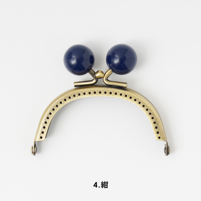 とんび〈2枚組〉 baad collection 大玉のくしビーズ口金 7.4cm/2.5寸