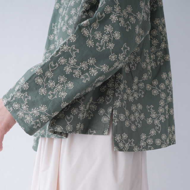 【型紙】SEWING PATTERNS A後ろボタンのベーシックプルオーバー