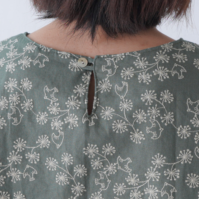 【型紙】SEWING PATTERNS A後ろボタンのベーシックプルオーバー