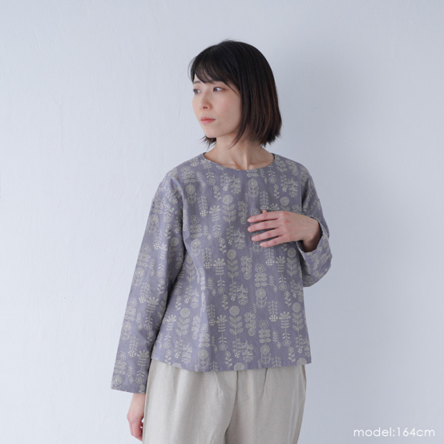 【型紙】SEWING PATTERNS A後ろボタンのベーシックプルオーバー