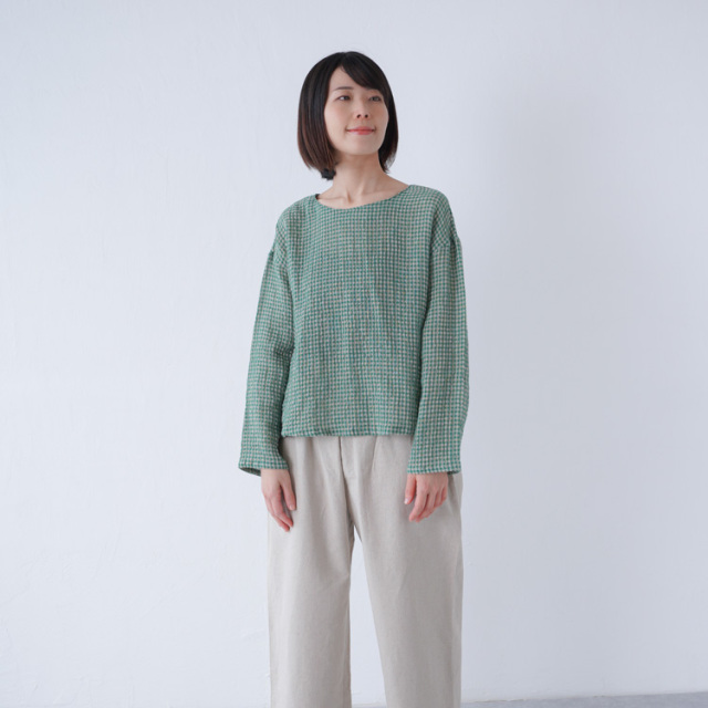 【型紙】SEWING PATTERNS A後ろボタンのベーシックプルオーバー