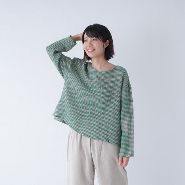 【型紙】SEWING PATTERNS A後ろボタンのベーシックプルオーバー
