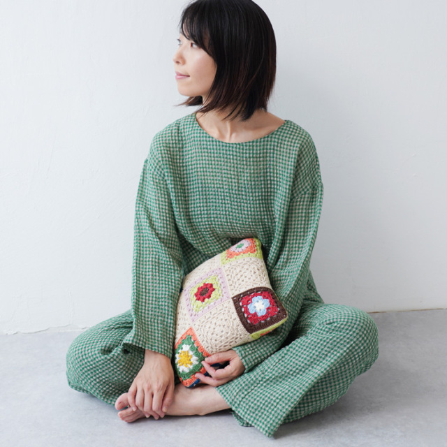 【型紙】SEWING PATTERNS A後ろボタンのベーシックプルオーバー
