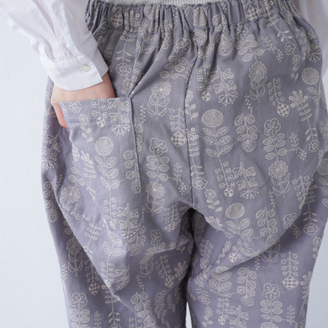 【型紙】SEWING PATTERNS Bゆったりはけるテーパードパンツ