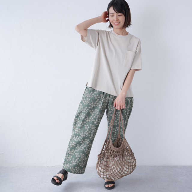 【型紙】SEWING PATTERNS Bゆったりはけるテーパードパンツ