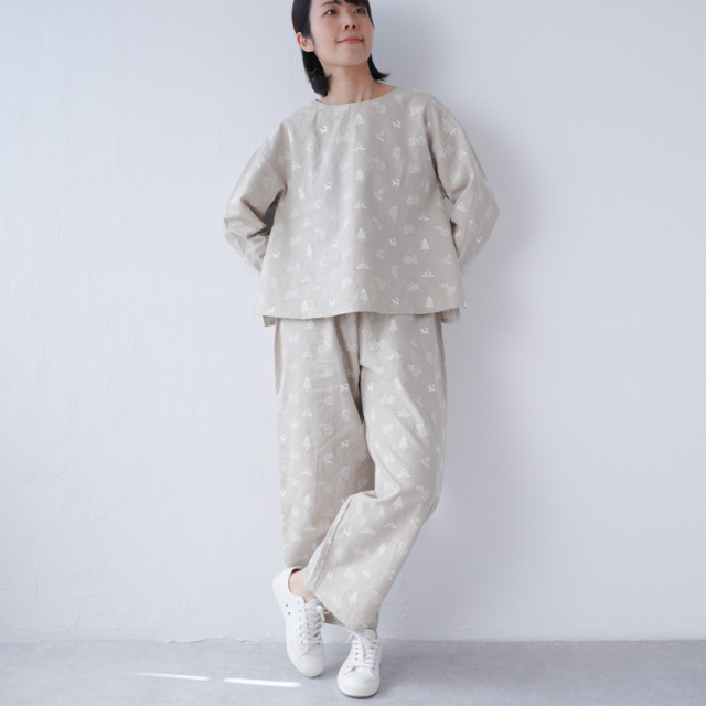 【型紙】SEWING PATTERNS Bゆったりはけるテーパードパンツ