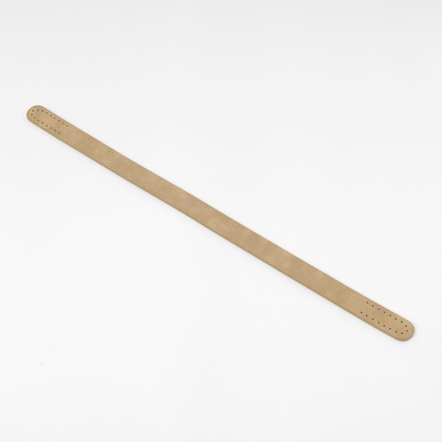 本革風合皮持ち手(40cm) 1.ベージュ 手編み糸と生地 イトヘンラボ
