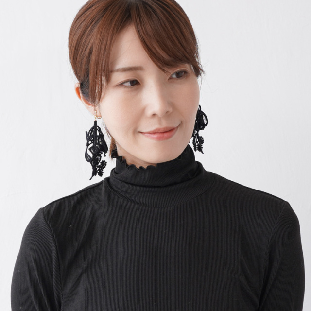 HIRVI【ケミカルレース】小鳥の森 50cm 手編み糸と生地 イトヘンラボ