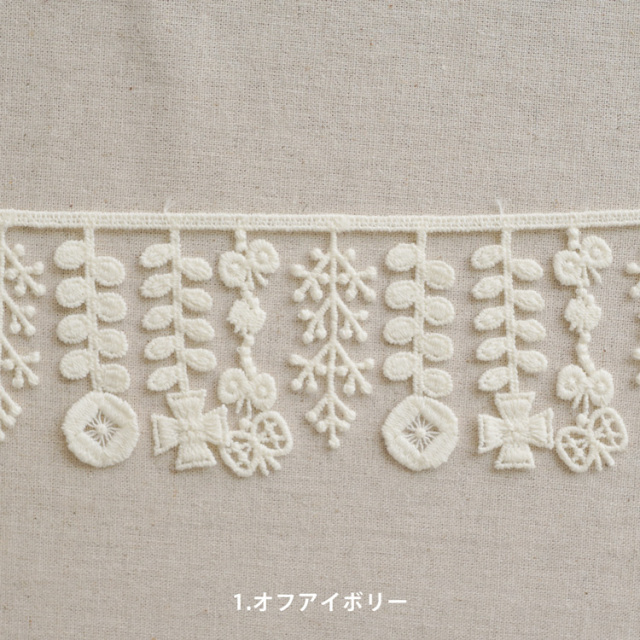 HIRVI【ケミカルレース】野道のお花 15410uv45029