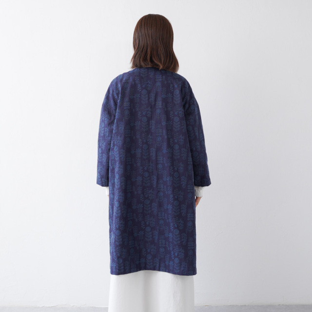 アトリエまりこ⭐️毛100％の素敵なラベンダーコート 型紙】SEWING PATTERNS C：さっと羽織れてさまになるアトリエ