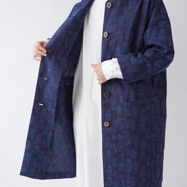 アトリエまりこ⭐️毛100％の素敵なラベンダーコート 型紙】SEWING PATTERNS C：さっと羽織れてさまになるアトリエ