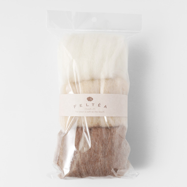 Feltea 羊毛フェルト3色セット