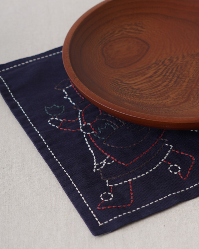 Tale & Tapestry 赤ずきん 図案に沿って刺すだけ！かんたんキット 刺し子のふきん