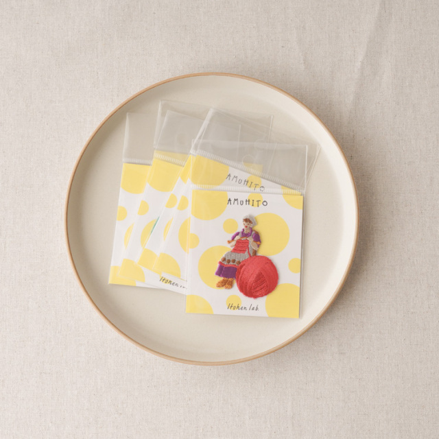 シール＆アイロン接着ワッペン 編む人ワッペン 全6 サムネイル