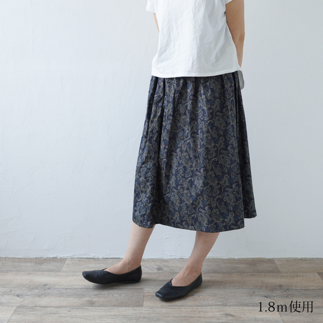 カット済みクロス <4215> 50S ブロード ペーズリー柄 約110cm×2m