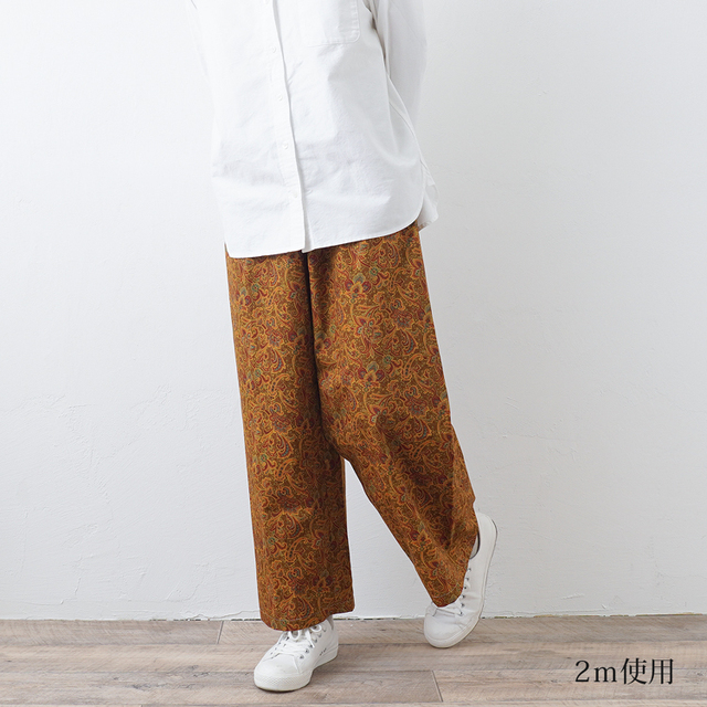 カット済みクロス <4215> 50S ブロード ペーズリー柄 約110cm×2m