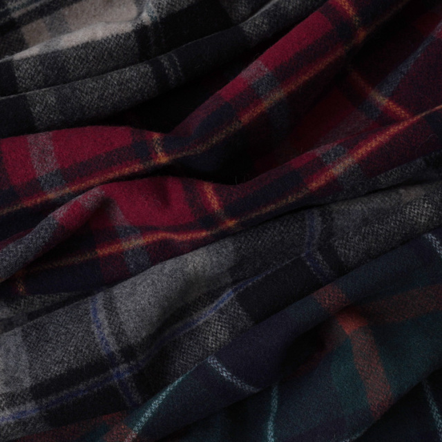 BiTILE モッサチェック ECO WOOL 生地幅138cm 50cm単位オーダーカット