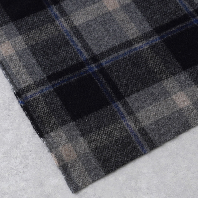 35310uv30005_BiTILE 生地 モッサチェック ECO WOOL 生地幅138cm 50cm単位オーダーカット