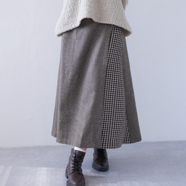 35310uv30019_BiTILE 生地 エターミンツイード ECO WOOL 生地幅140cm 50cm単位オーダーカット