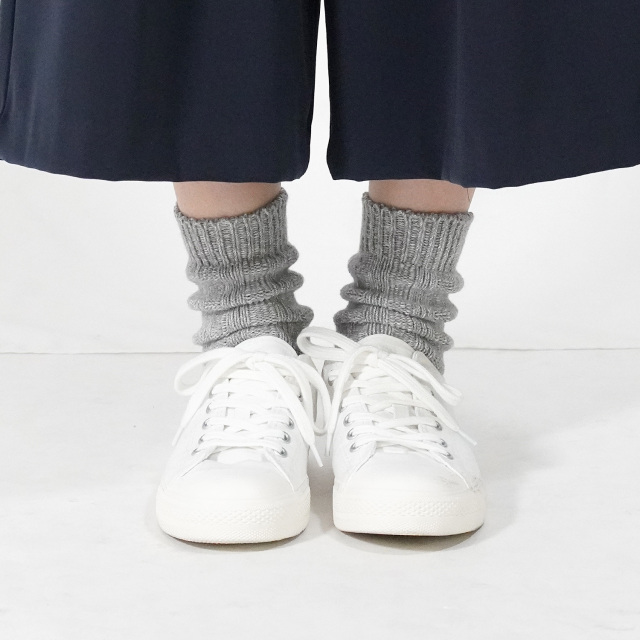 カシミヤ混ソックス