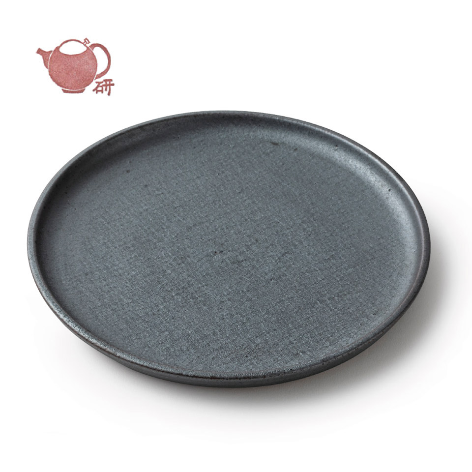 黒Ф20?Bプレート【うつわと手仕事の店 研（敦賀研二）】