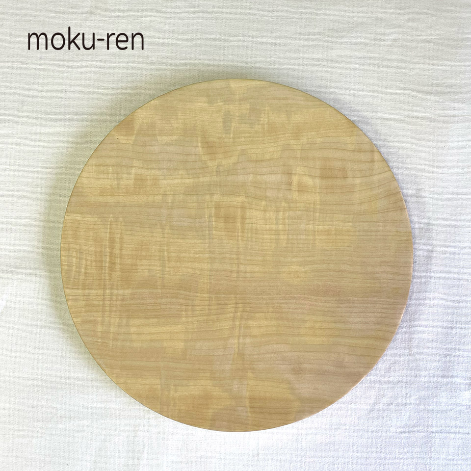 パン皿B【工作小屋moku-ren（品川雅男）】※受注生産