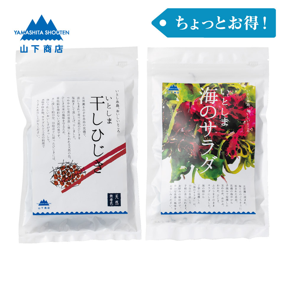 ［ちょっとお得！］干しひじき・海のサラダ【山下商店】