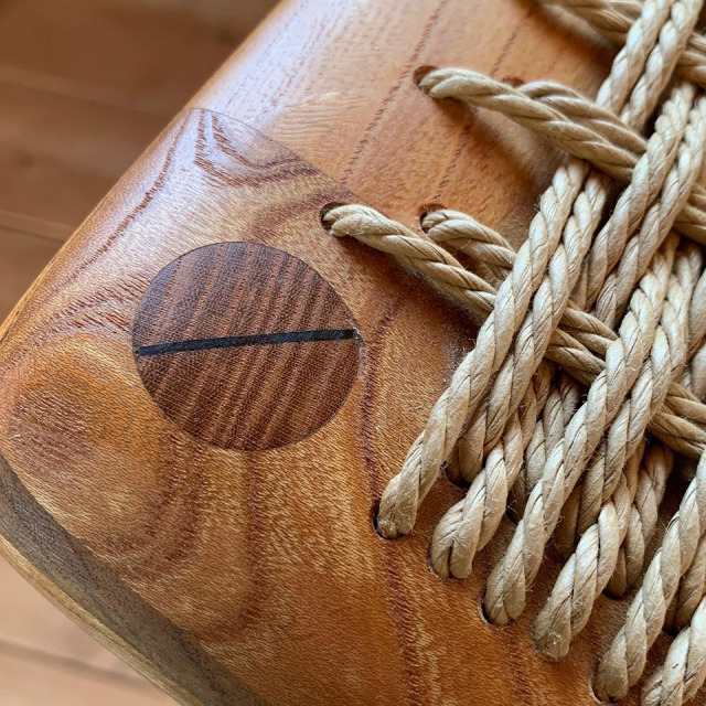 編み座のスツール（小）【カントリーチェア（仲村旨和）】