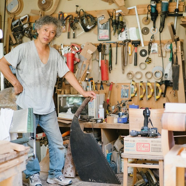 編み座のスツール（大）【カントリーチェア（仲村旨和）】