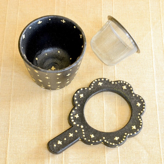 カップと茶こしのセット【高須愛子（Studio2G）】※受注生産