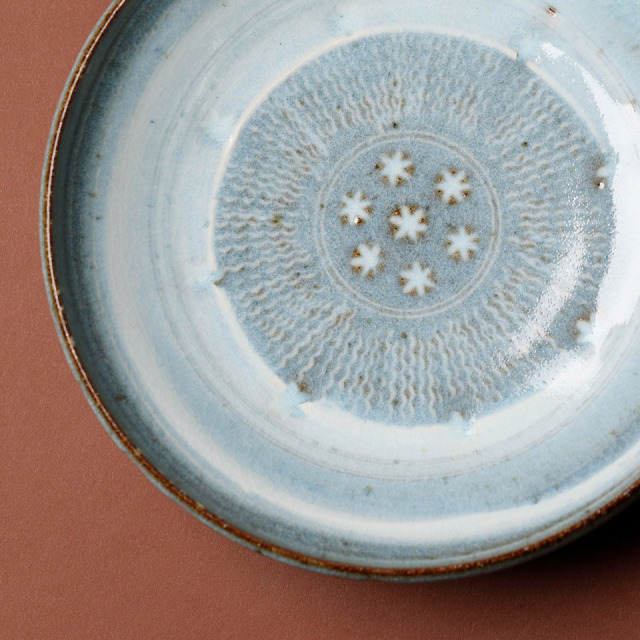 三島刷毛目深皿【風唄窯（内田秀明）】