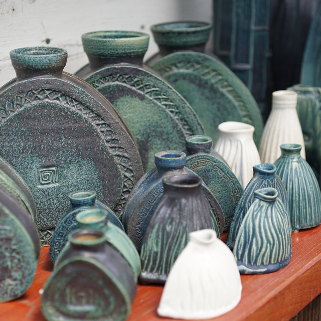 瑠璃大皿【Q-CERA（丸田博人）】