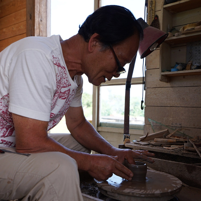 瑠璃10寸皿【Q-CERA（丸田博人）】