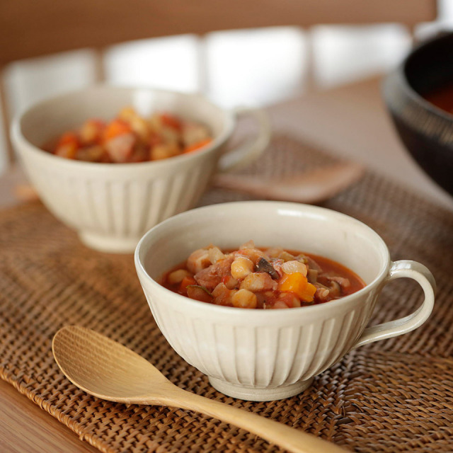 スープカップ白【Q-CERA（丸田博人）】