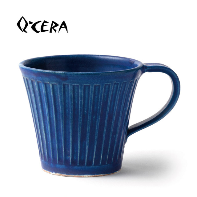 瑠璃マグカップ【Q-CERA（丸田博人）】