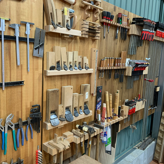 フォーク（パイン・ウォールナット・チェリー・オーク）【ことのは木工舎（阿部祥次郎）】