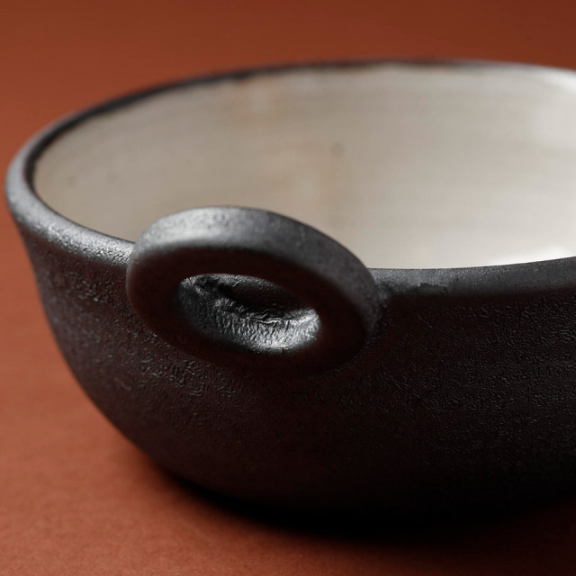 とんすい（黒）【うつわと手仕事の店 研（敦賀研二）】