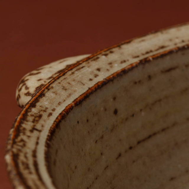 東正之 作 炭化焼〆 美濃焼 板皿 約23×32cm 和モダン 東正之 作 炭化焼