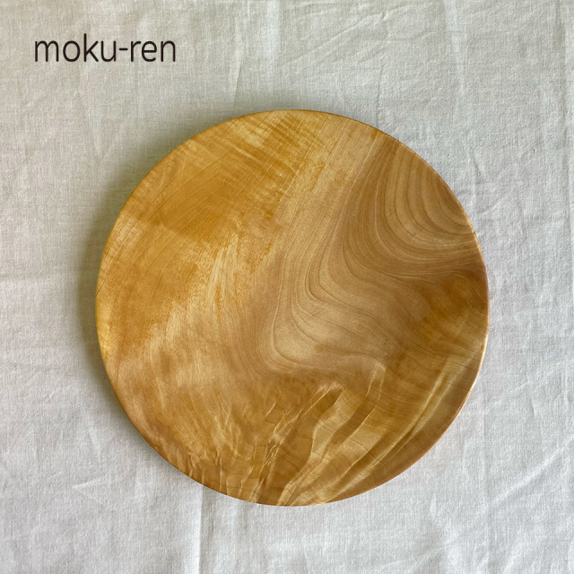 パン皿A【工作小屋moku-ren（品川雅男）】